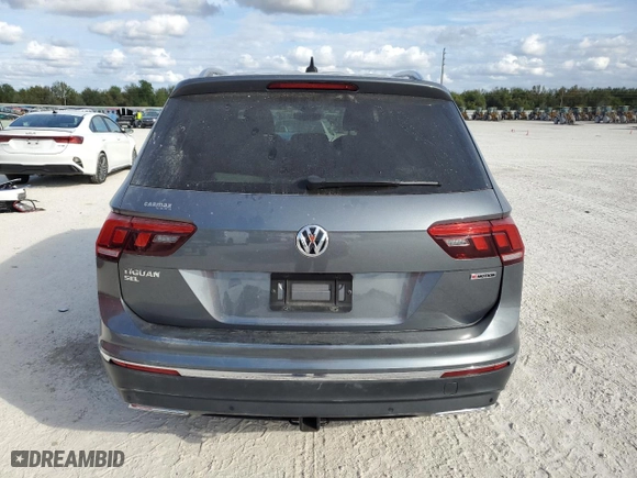 2019 Volkswagen Tiguan SEL Premium with VIN 3VV4B7AXXKM006616, listed as a Copart auction lot 86590374 with 84,173 mi miles and Non Repairable. Bid and sale history available at carsss.com. Image 6.