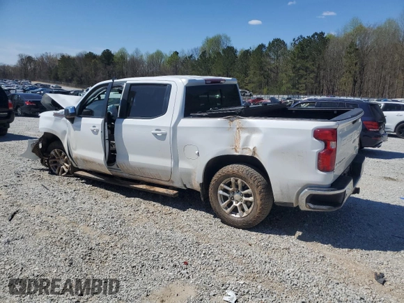 2023 Chevrolet Silverado 1500 LT z VIN 2GCUDDED4P1117118, wystawiony jako Copart lot #49965375 z przebiegiem 61 228 mil mil oraz Szkoda całkowita • Salvage title. Historia ofert i sprzedaży dostępna na DreamBid. Obrazek 2.