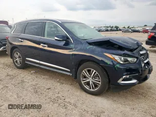 2019 Infiniti QX60 Luxe with VIN 5N1DL0MN0KC568860, listed as a Copart auction lot 58367525 with 68,446 mi miles and Salvage title. Bid and sale history available at DreamBid. Image 4.