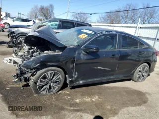 2017 Honda Civic Sedan EX-L with VIN 19XFC1F73HE002694, listed as a Copart auction lot 49134095 with 0 mi miles and Clean Title. Bid and sale history available at carsss.com. Image 1.