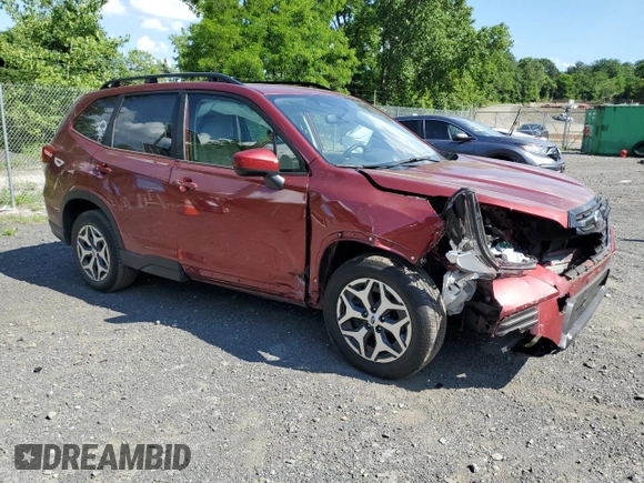 2023 Subaru Forester Premium z VIN JF2SKAEC8PH512288, wystawiony jako Copart lot #62485005 z przebiegiem 18 263 mil mil oraz Szkoda całkowita • Salvage title. Historia ofert i sprzedaży dostępna na DreamBid. Obrazek 4.