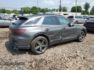 2024 Genesis GV70 Sport with VIN 5NMMCDTC4RH016527, listed as a Copart auction lot 59707955 with 16,545 mi miles and Salvage title. Bid and sale history available at DreamBid. Image 3.