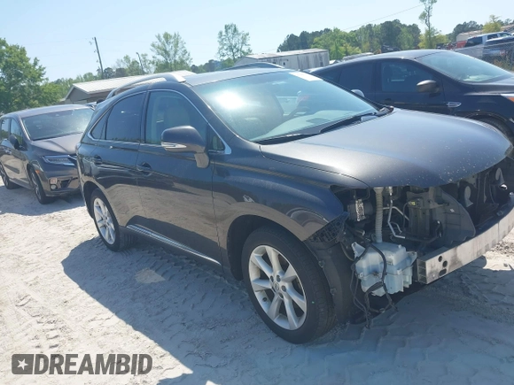 2010 Lexus RX 350 with VIN 2T2ZK1BA8AC031772, listed as a IAAI auction lot 41986113 with 215,318 mi miles. Bid and sale history available at carsss.com. Image 1.