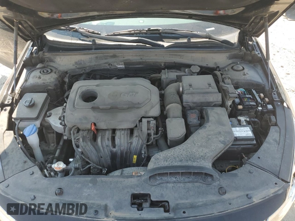2018 Kia Optima S with VIN 5XXGT4L35JG235075, listed as a Copart auction lot 60604425 with 95,705 mi miles and Salvage title. Bid and sale history available at DreamBid. Image 11.