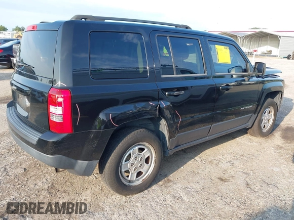 2014 Jeep Patriot Sport with VIN 1C4NJPBA3ED720412, listed as a IAAI auction lot 42390785 with 215,446 mi miles and . Bid and sale history available at DreamBid. Image 4.