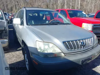 2002 Lexus RX 300 with VIN JTJGF10U520126733, listed as a IAAI auction lot 41350739 with 242,637 mi miles. Bid and sale history available at carsss.com. Image 1.