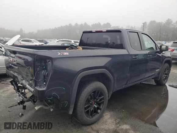 2023 GMC Sierra 1500 with VIN 1GTVUCE82PZ327869, listed as a Copart auction lot 83739534 with 10,440 mi miles and Salvage Title. Bid and sale history available at DreamBid. Image 3.