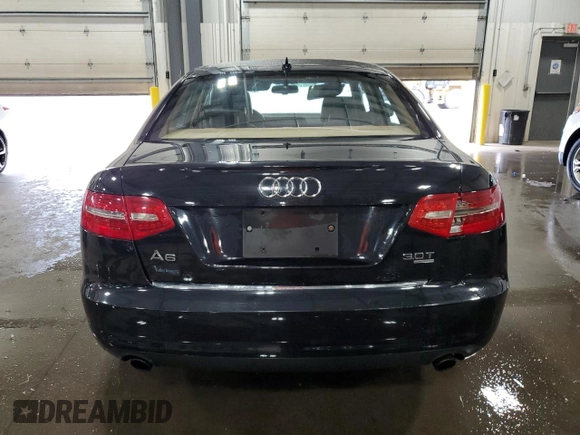 2009 Audi A6 Prestige with VIN WAUWG74F29N060792, listed as a Copart auction lot 61098905 with 175,960 mi miles and Salvage title. Bid and sale history available at DreamBid. Image 6.