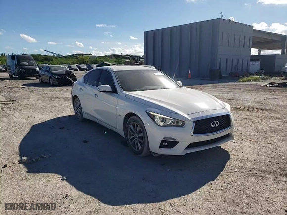 2018 Infiniti Q50 2.0t PURE with VIN JN1CV7AP6JM241156, listed as a Copart auction lot 72443774 with 55,609 mi miles and Salvage Title. Bid and sale history available at carsss.com. Image 11.
