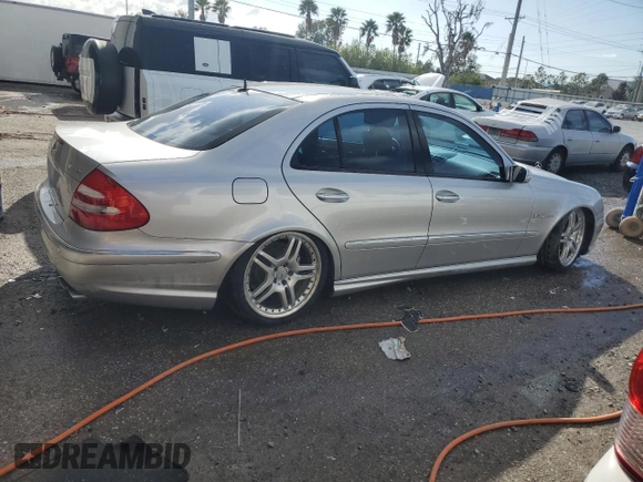 2005 Mercedes-Benz E-Class 5.5L AMG with VIN WDBUF76J45A793912, listed as a Copart auction lot 78521324 with 0 mi miles and Non Repairable. Bid and sale history available at carsss.com. Image 3.