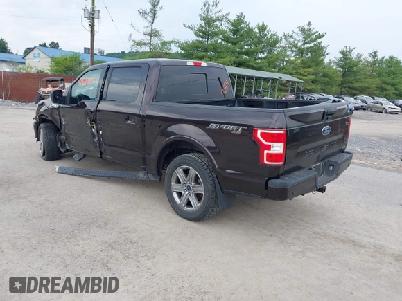 2019 Ford F-150 XL with VIN 1FTEW1E45KFC15573, listed as a IAAI auction lot 42647234 with 66,267 mi miles and . Bid and sale history available at DreamBid. Image 3.