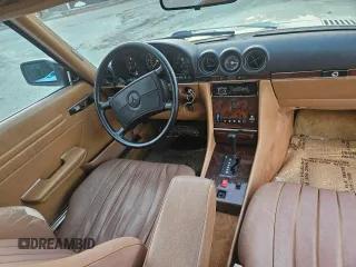 1987 Mercedes-Benz 560 with VIN WDBBA48D5HA061899, listed as a Copart auction lot 76554184 with 68,292 mi miles and Salvage Title. Bid and sale history available at carsss.com. Image 9.
