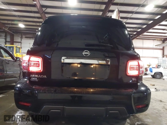 2020 Nissan Armada SL with VIN JN8AY2NC1L9615589, listed as a IAAI auction lot 41707641 with 95,887 mi miles. Bid and sale history available at carsss.com. Image 17.