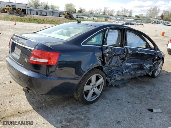 2008 Audi A6 with VIN WAUDH74F18N131497, listed as a Copart auction lot 50398155 with 134,473 mi miles and Salvage Title. Bid and sale history available at carsss.com. Image 3.