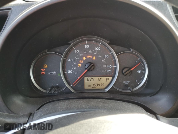 2013 Toyota Yaris L with VIN JTDKTUD32DD547099, listed as a Copart auction lot 54653615 with 153,439 mi miles and Salvage Title. Bid and sale history available at DreamBid. Image 9.