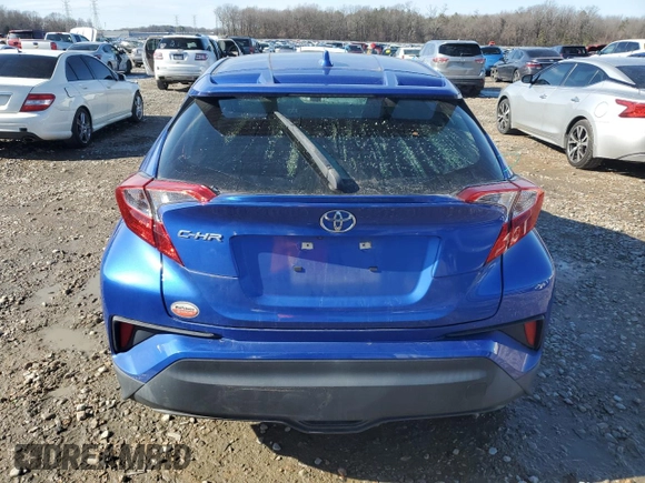 2019 Toyota C-HR XLE with VIN JTNKHMBX7K1060160, listed as a Copart auction lot 88132215 with 0 mi miles and Salvage Title. Bid and sale history available at carsss.com. Image 6.