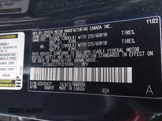 2023 Lexus NX with VIN 2T2GGCEZ7PC018994, listed as a IAAI auction lot 41528783 with 42,420 mi miles. Bid and sale history available at carsss.com. Image 9.