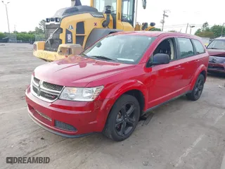 2013 Dodge Journey American Value Pkg with VIN 3C4PDCAB4DT715716, listed as a IAAI auction lot 42047367 with 112,837 mi miles. Bid and sale history available at carsss.com. Image 2.