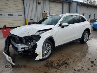2025 Mercedes-Benz GLC with VIN W1NKM4HB7SF266618, listed as a Copart auction lot 85518554 with 1,796 mi miles and Salvage Title. Bid and sale history available at carsss.com. Image 1.