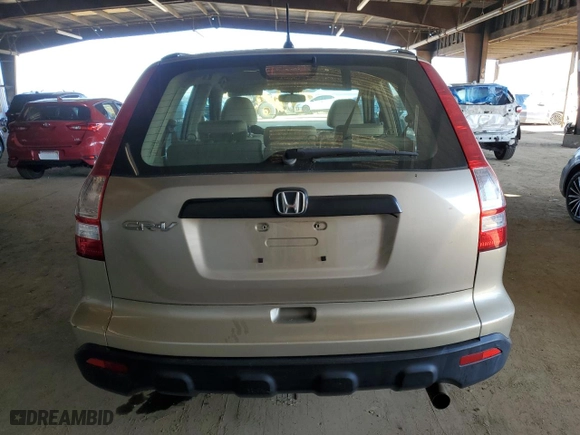 2007 Honda CR-V LX with VIN JHLRE38397C042803, listed as a Copart auction lot 46951885 with 231,649 mi miles and Salvage Title. Bid and sale history available at carsss.com. Image 6.