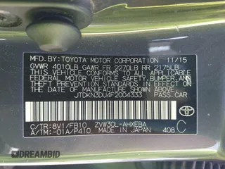 2015 Toyota Prius Four with VIN JTDKN3DU4F2004333, listed as a IAAI auction lot 42498090 with 237,179 mi miles and . Bid and sale history available at DreamBid. Image 9.