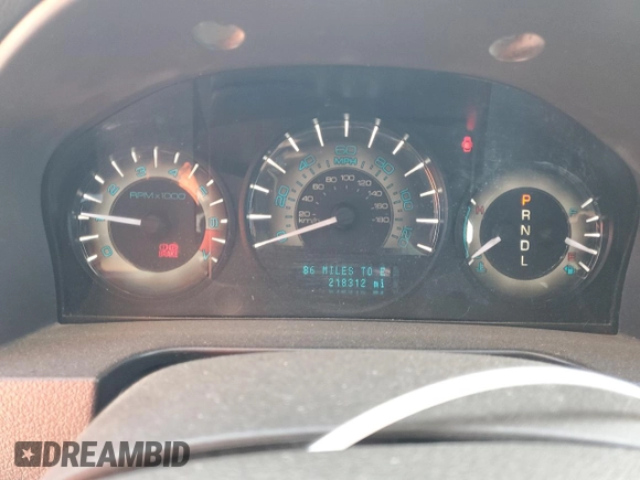 2010 Mercury Milan with VIN 3MEHM0HA0AR621341, listed as a Copart auction lot 56994365 with 218,312 mi miles and Salvage title. Bid and sale history available at DreamBid. Image 9.