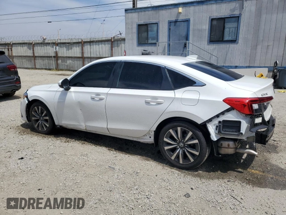 2024 Honda Civic EX z VIN 2HGFE1F76RH337854, wystawiony jako Copart lot #52706405 z przebiegiem 3 883 mil mil oraz Szkoda całkowita • Salvage title. Historia ofert i sprzedaży dostępna na DreamBid. Obrazek 2.