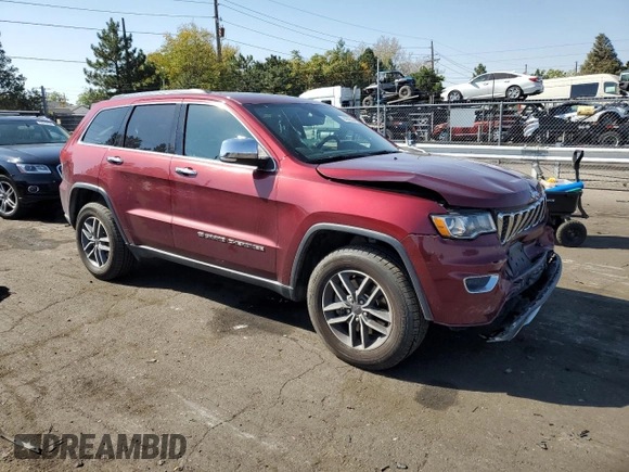2022 Jeep Grand Cherokee WK Limited with VIN 1C4RJFBG9NC109869, listed as a Copart auction lot 74038634 with 38,135 mi miles and Salvage Title. Bid and sale history available at carsss.com. Image 4.