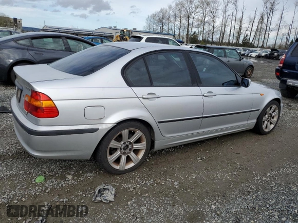 2002 BMW 3 Series 325i with VIN WBAEV33402KL78508, listed as a Copart auction lot 51422395 with 195,175 mi miles and Clean Title. Bid and sale history available at carsss.com. Image 3.