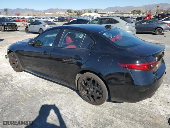 2021 Alfa Romeo Giulia with VIN ZARFAMAN2M7649911, listed as a Copart auction lot 88634645 with 0 mi miles and Salvage Title. Bid and sale history available at carsss.com. Image 2.