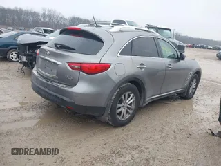 2010 Infiniti FX35 with VIN JN8AS1MW6AM856999, listed as a IAAI auction lot 41051039 with 166,714 mi miles. Bid and sale history available at carsss.com. Image 4.