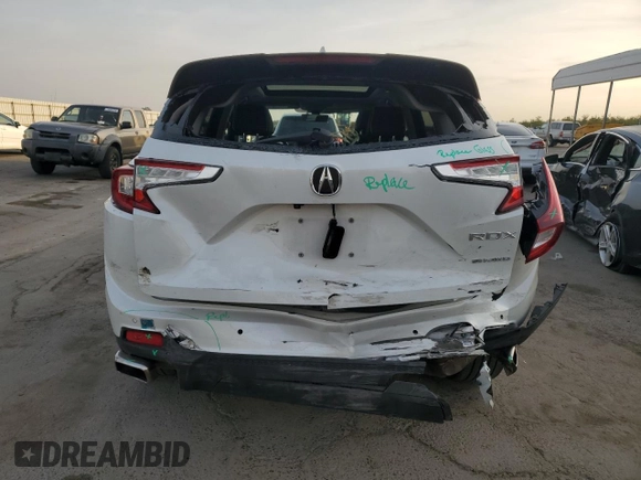 2023 Acura RDX w/Advance Package with VIN 5J8TC2H78PL006074, listed as a Copart auction lot 79515484 with 46,253 mi miles and Salvage Title. Bid and sale history available at carsss.com. Image 6.