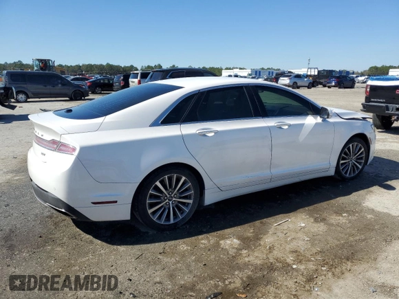 2017 Lincoln MKZ Select with VIN 3LN6L5C95HR664634, listed as a Copart auction lot 45489755 with 74,803 mi miles and Salvage title. Bid and sale history available at DreamBid. Image 3.