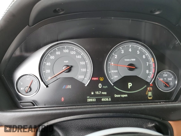 2020 BMW M4 z VIN WBS4Y9C05LFJ35088, wystawiony jako Copart lot #55121474 z przebiegiem 28 933 mil mil oraz . Historia ofert i sprzedaży dostępna na DreamBid. Obrazek 9.