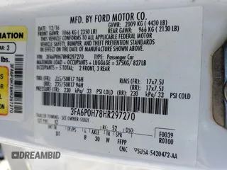 2017 Ford Fusion SE с VIN 3FA6P0H78HR297270, выставлен на аукционе Copart как лот 53553895 с пробегом 143 994 миль миль и Списание • Salvage title. История ставок и продаж доступна на DreamBid. Изображение 12.