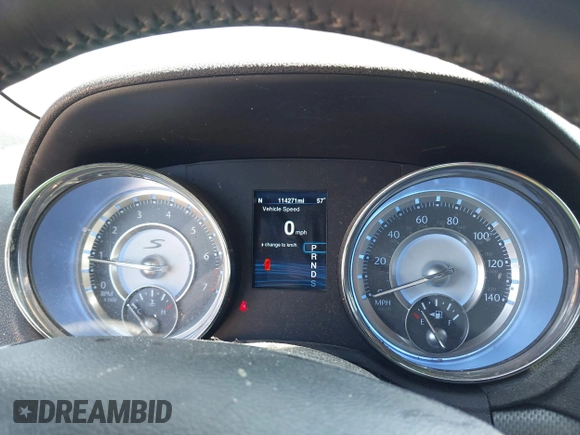 2014 Chrysler 300 with VIN 2C3CCAGG2EH384383, listed as a IAAI auction lot 42044047 with 114,271 mi miles. Bid and sale history available at carsss.com. Image 7.