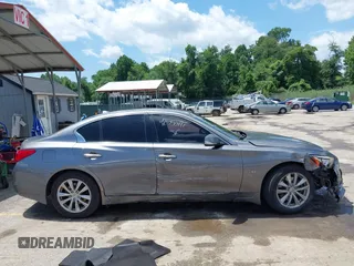 2014 Infiniti Q50 Sport with VIN JN1BV7AR4EM683887, listed as a IAAI auction lot 42550717 with 199,473 mi miles and . Bid and sale history available at DreamBid. Image 13.