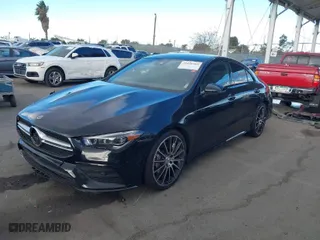 2023 Mercedes-Benz CLA with VIN W1K5J5BB1PN398000, listed as a IAAI auction lot 41226469 with 7,992 mi miles. Bid and sale history available at carsss.com. Image 2.
