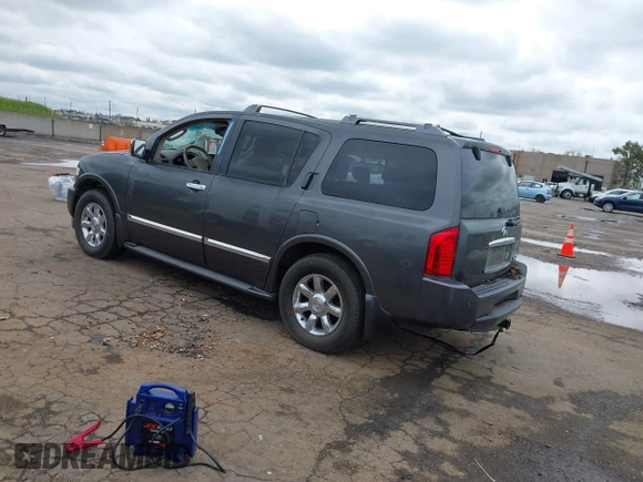 2005 Infiniti QX56 with VIN 5N3AA08C35N802409, listed as a IAAI auction lot 41857267 with 1 mi miles. Bid and sale history available at carsss.com. Image 3.