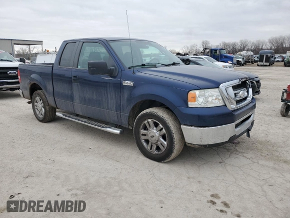 2007 Ford F-150 STX with VIN 1FTRX12W37FA78533, listed as a Copart auction lot 43580625 with 175,265 mi miles and Salvage Title. Bid and sale history available at DreamBid. Image 4.