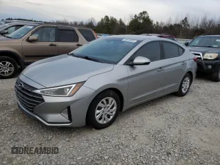 2020 Hyundai Elantra SE with VIN 5NPD74LF9LH566587, listed as a Copart auction lot 88856505 with 45,057 mi miles and Salvage Title. Bid and sale history available at carsss.com. Image 1.