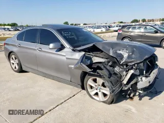 2013 BMW 5 Series 528i with VIN WBAXG5C54DDY34847, listed as a Copart auction lot 51960695 with Not Provided miles and Salvage Title. Bid and sale history available at carsss.com. Image 4.