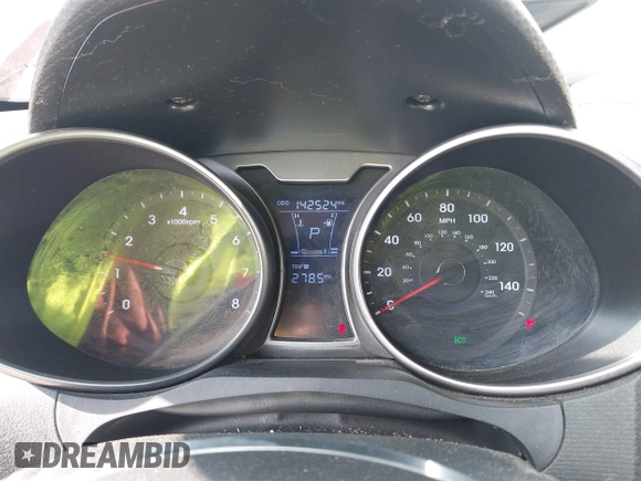 2013 Hyundai Veloster w/Gray Int with VIN KMHTC6AD8DU112810, listed as a IAAI auction lot 42144625 with 142,524 mi miles and . Bid and sale history available at DreamBid. Image 7.