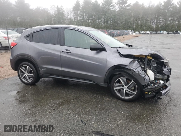 2022 Honda HR-V EX with VIN 3CZRU6H56NM729052, listed as a Copart auction lot 42861705 with 36,526 mi miles and Salvage Title. Bid and sale history available at DreamBid. Image 4.