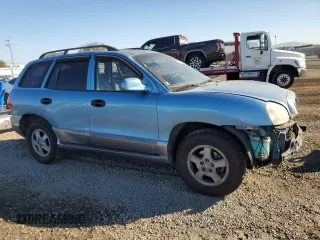 2003 Hyundai Santa Fe GLS with VIN KM8SC13D33U539760, listed as a Copart auction lot 87279324 with 168,868 mi miles and Salvage Title. Bid and sale history available at carsss.com. Image 4.
