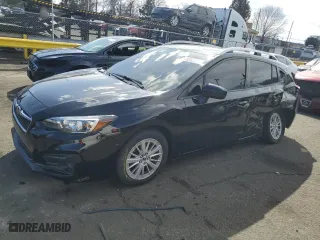 2017 Subaru Impreza Premium with VIN 4S3GTAB66H3724430, listed as a Copart auction lot 49092235 with 64,427 mi miles and Salvage Title. Bid and sale history available at carsss.com. Image 1.