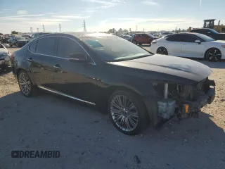 2014 Kia Cadenza Premium with VIN KNALN4D72E5149899, listed as a Copart auction lot 80522014 with 154,992 mi miles and Salvage Title. Bid and sale history available at carsss.com. Image 4.