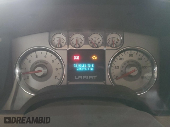 2009 Ford F-150 XL with VIN 1FTPX14V49FA89619, listed as a Copart auction lot 51645825 with 225,219 mi miles and Salvage Title. Bid and sale history available at carsss.com. Image 9.