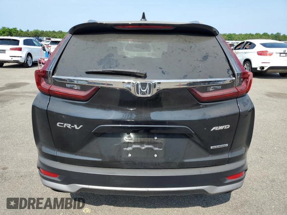 2021 Honda CR-V with VIN NY76931, listed as a Copart auction lot 53427064 with 17,821 mi miles and Salvage title. Bid and sale history available at DreamBid. Image 6.
