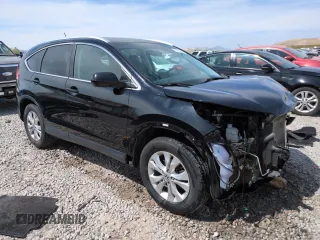 2014 Honda CR-V EX-L with VIN 5J6RM4H79EL009333, listed as a Copart auction lot 53100335 with 103,466 mi miles and Salvage Title. Bid and sale history available at carsss.com. Image 4.